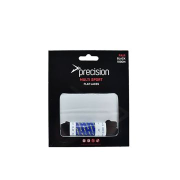 Precision Flat Laces 100CM BLACK