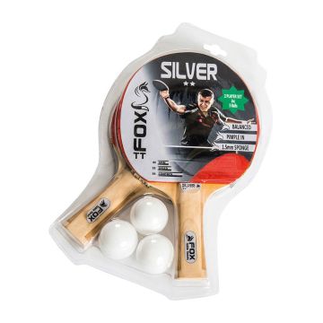 Fox TT Silver 2 Player Table Tennis Set