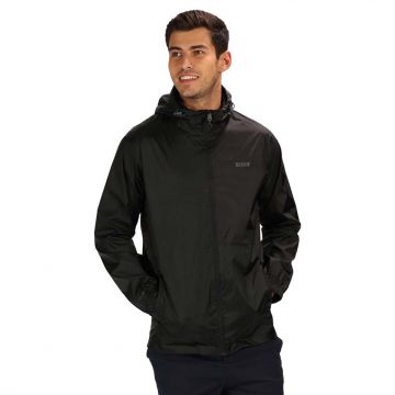 Regatta Pack-It III Waterproof Jacket Mens BLACK