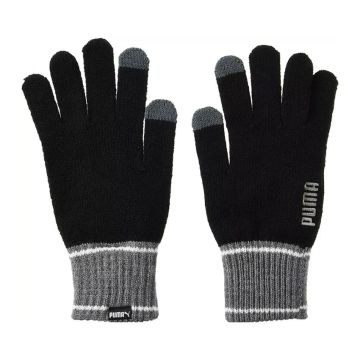 Puma Knit Gloves BLACK