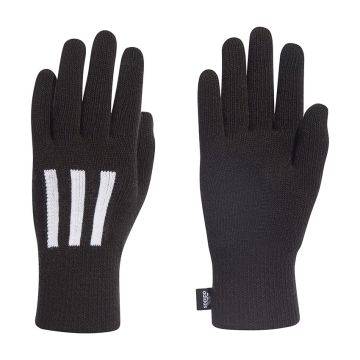 adidas 3-Stripes Conductive Gloves BLACK