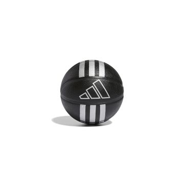 adidas 3-Stripes Rubber Mini Basketball BLACK