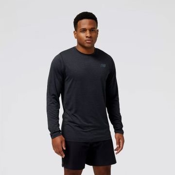 New Balance Tenacity Long Sleeve T-Shirt Mens BLACK