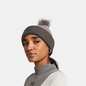 Under Armour ColdGear® Infrared Halftime Ribbed Pom Beanie Ladies