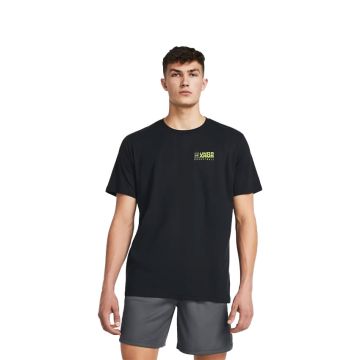 Under Armour Basketball Logo Court Short Sleeve Mens BLACK