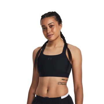 Under Armour HeatGear Armour High Sports Bra Ladies BLACK