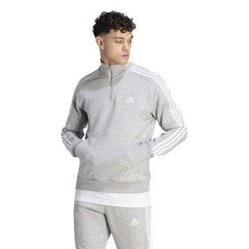 adidas Essentials Fleece 3-Stripes 1/4-Zip Sweatshirt Mens