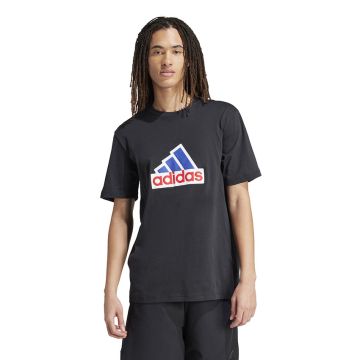 adidas Future Icons Badge of Sport T-Shirt Mens BLACK