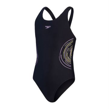 Speedo Placement Muscleback Kids BLACK