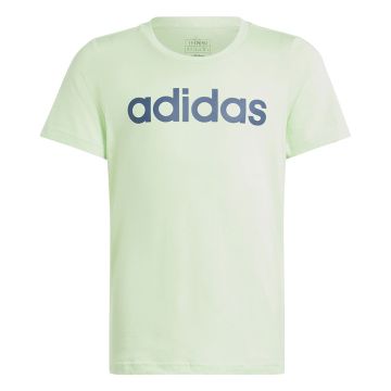 adidas Essentials Linear Logo Cotton Slim Fit T-Shirt Kids