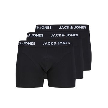 Jack & Jones Anthony Trunks 3 Pack Mens BLACK