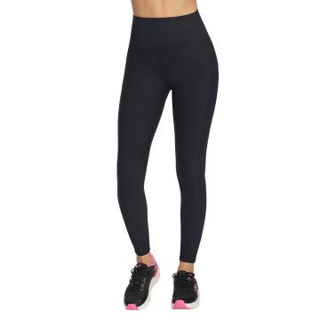 Skechers GO FLEX Rib Full Length High Waisted Legging Ladies BLACK