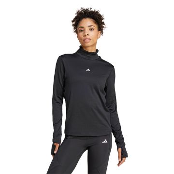 adidas TECHFIT COLD RDY Funnel Neck Long Sleeve Top Ladies BLACK