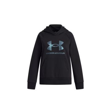 Under Armour Rival Fleece Shimmer Hoodie Kids BLACK