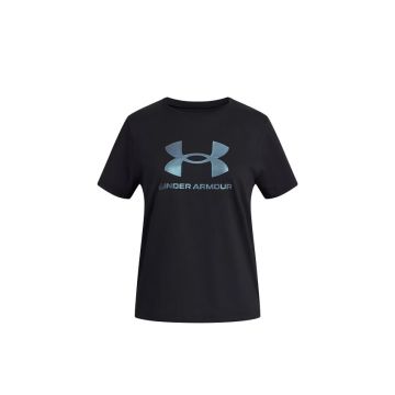 Under Armour Rival Shimmer Tee Kids BLACK
