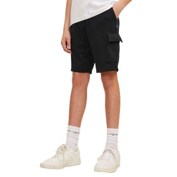 Jack & Jones Bradley Sweat Cargo Shorts Kids BLACK