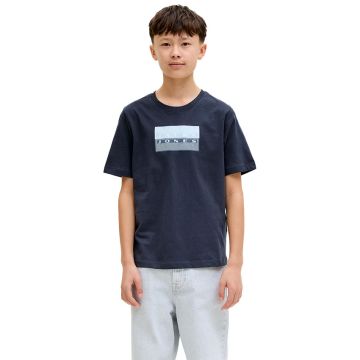 Jack & Jones Fusion Dots Print Tee Kids NAVY