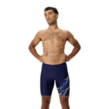 Speedo Medley Logo Jammer Mens NAVY