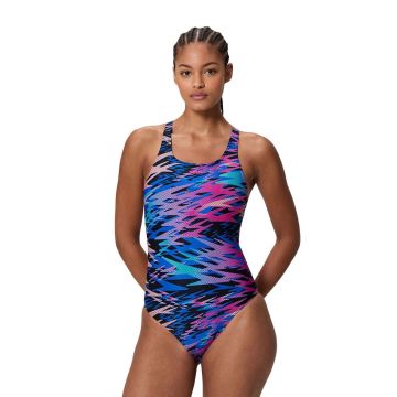 Speedo Hyperboom Print Medalist One Piece Ladies