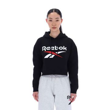 Reebok Avery Cropped Hoodie Ladies BLACK