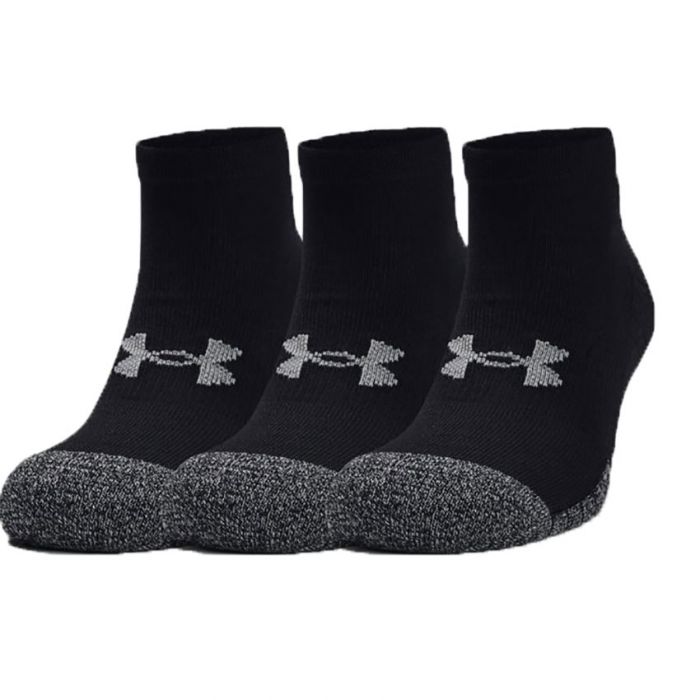 Under Armour Heatgear Lo Cut Socks 3 Packs BLACK