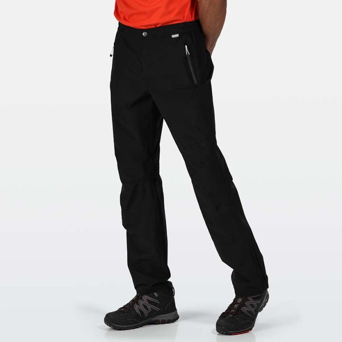 Regatta Highton Stretch Waterproof  Trousers Mens BLACK