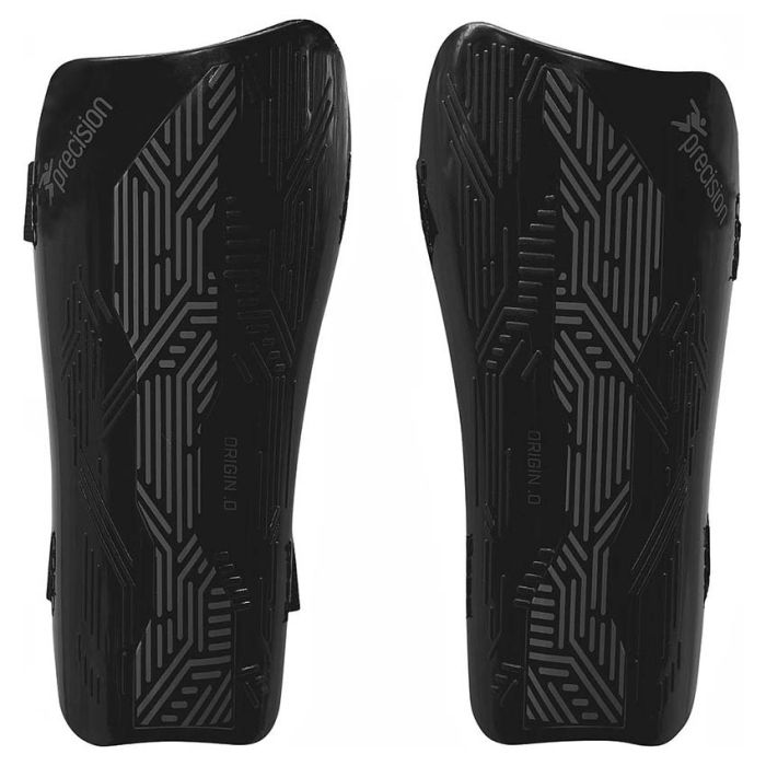 Precision Origin Strap Shinguards BLACK