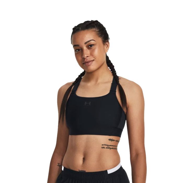 Under Armour HeatGear Armour High Sports Bra Ladies BLACK