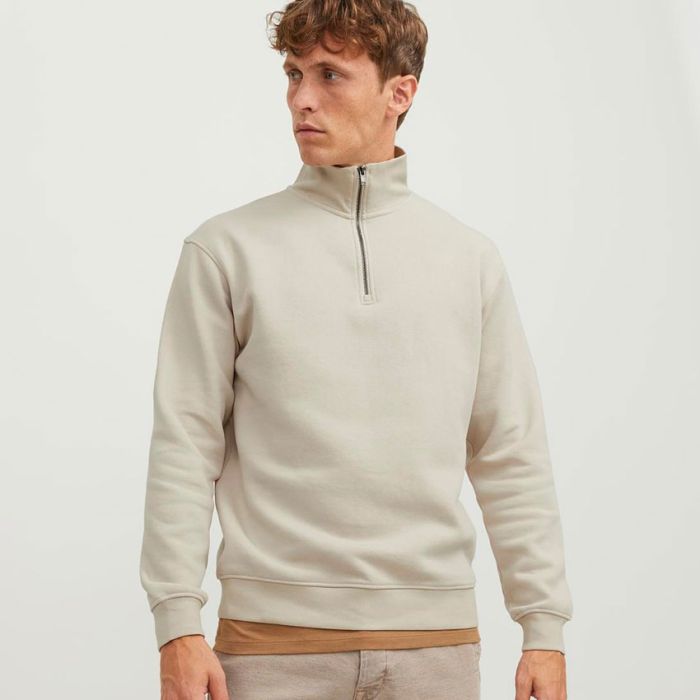 Jack & Jones Bradley Sweat Half Zip Top Mens