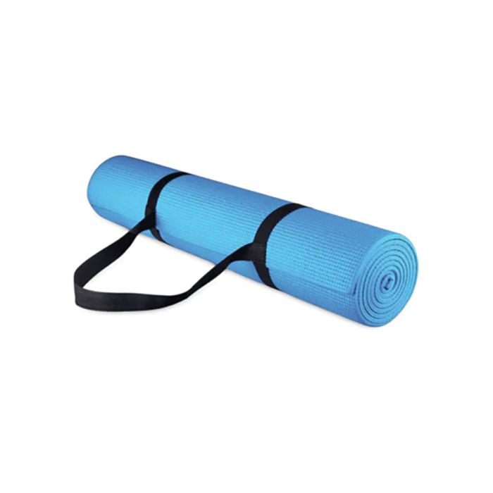 Better Sports Yoga Mat PVC With Carry Strap Light Blue