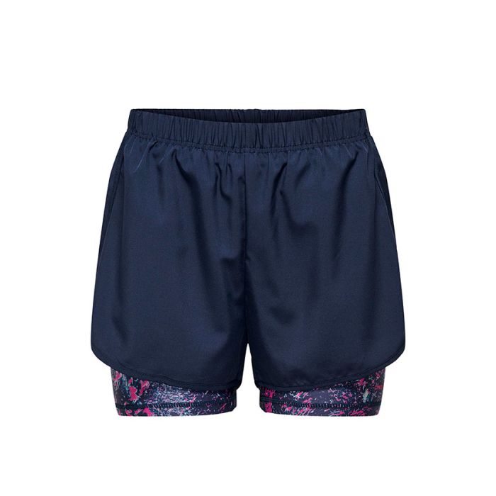 Only Play Cam Life AOP Loose Train Shorts Ladies NAVY
