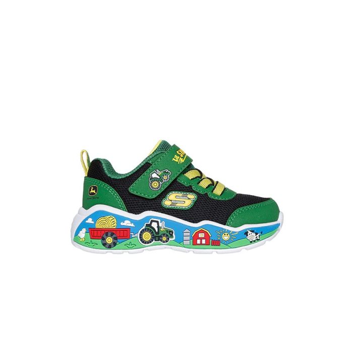 Skechers John Deere Barn Squad Buddies Shoes Infants Size 5-9
