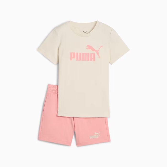 Puma Essentials No.1 Logo Tee and Shorts Set Infants