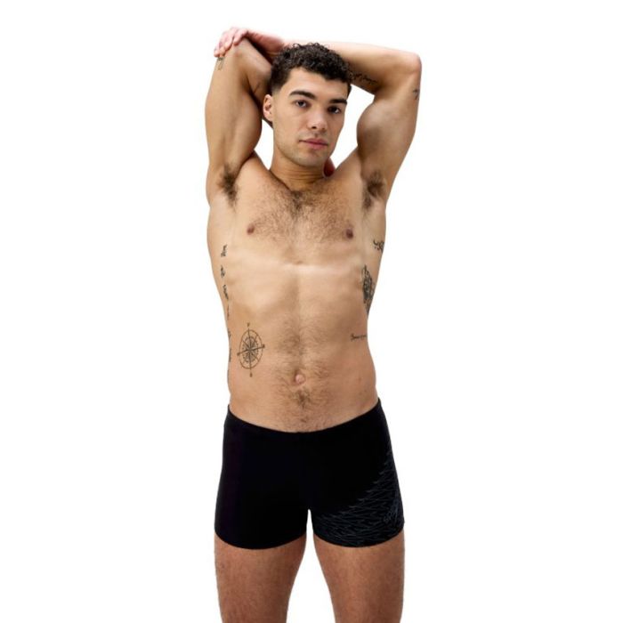 Speedo Medley Logo Aquashort Mens BLACK