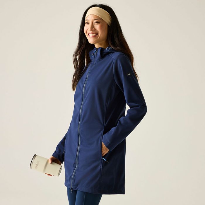 Regatta Carisbrooke Softshell Waterproof Jacket Ladies NAVY