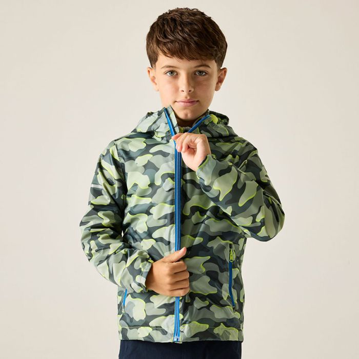 Regatta Printed Lever II Waterpoof Jacket Kids