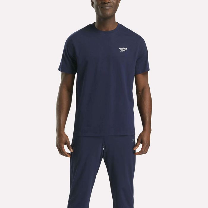 Reebok Small Logo Tee Mens NAVY